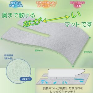 2z1008525<br>ながーい汚トイレ美化マット<br>(5枚入)